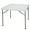 3ft Square, variant on BOBOKY Portable Folding Table, Plastic Card Table for Camping Picnic Party, Lightweight Indoor Outdoor Utility Table in 3 Shapes Round Square Rectangle.3ft Square