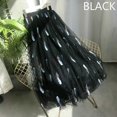 thumbnail image 1 of Falda de tul de malla para mujer, tutú en capas, plisado, diseño de plumas de princesa ZefeiWu 8390606175991, 1 of 1