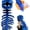 Blue - Large, variant on Guvpev Dinosaur Skeleton Costume Set – Realistic Spinosaurus-Style Matching Family Dress-Up Outfit with 3D Plush Skull Headpiece & Spine for Halloween Cosplay Party & Birthday Gifts