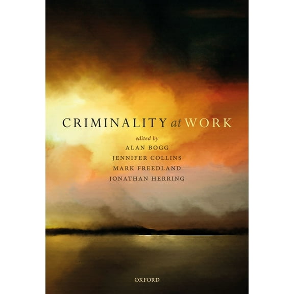 Criminality at Work, (Hardcover)