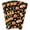 Black Orange, variant on Kitchen Towel Set of 2,Thanksgiving Fall Maple Leaves Hand Towels Absorbent Microfiber Dish Cloth Orange Buffalo Checker Washable Tea Bar Dishcloth Cleaning Cloths