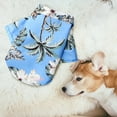 thumbnail image 2 of Pet Summer T Shirts Dog Apparel Hawaii Style Floral Dog Shirt Hawaiian Printed Pet T Shirts Extra Small Dog Clothes Breathable Cool Clothes Dog Warm Sweaters Beach Seaside Puppy Shirt Sweatshirt, 2 of 5