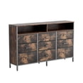 thumbnail image 6 of UBesGoo 9 Drawer Wood Dresser for Bedroom, Modern Dressers Storage Organizer Cabinet for Living Room, Entryway, Hallway Brown, 6 of 6