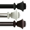 thumbnail image 2 of InStyleDesign  Schubert 1.5" Adjustable Curtain Rod 85 to 120 inches Black 66 to 120 inch Black Finish, 2 of 4