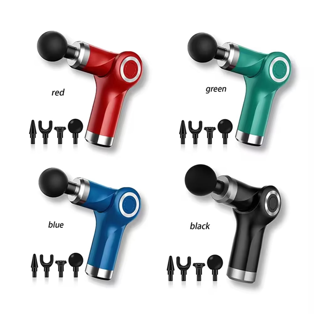 Foldable Deep Tissue Massage Gun Adjustable Handheld Therapy Massager for Daily Muscle Relief and Body Recovery