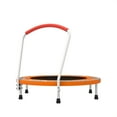 thumbnail image 3 of 36" Mini Trampoline for Kids with Handle, Toddler Trampoline, Exercise Rebounder with Foam Handle, Indoor Trampoline, Kids Mini Trampoline, Small Rebounder Trampoline for Indoor and Outdoor Use, 3 of 6