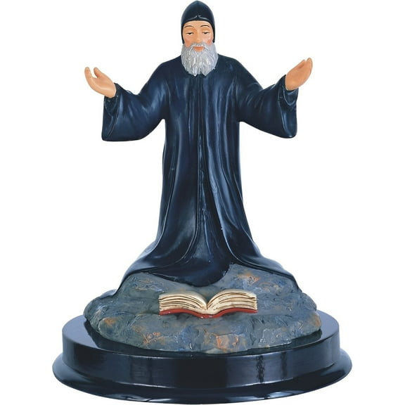 FC Design 5"H Saint Charbel Makhlouf Holy Figurine Holy Figurine Statue Sculpture Ornament Decoration Home/Room Decor and Unique Gift Ideas for Housewarming, Holidays and Birthdays