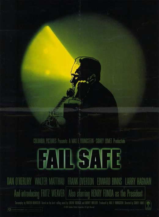 Fail Safe movie POSTER (Style B) (11" x 17") (1964)