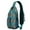 Blue-green-39, variant on Crossbody Sling Backpack for Women Men Funny Cute Narwhal Spanish Shoulder Sling Crossbody Casual Chest Bag for Travel Sports Running Hiking