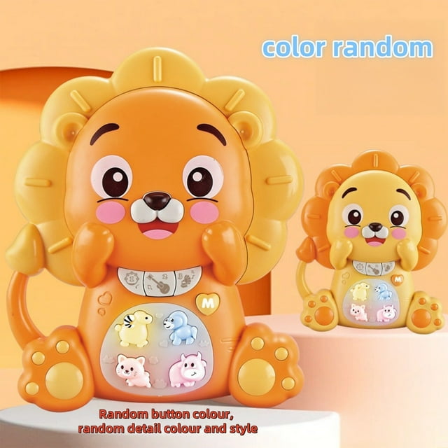 Animals Electronic Piano Portable Music Toy With Soft Lights And Multiple Sound Modes Interactive Educational Shape For Early Development Color May Vary