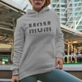 thumbnail image 2 of Mom Word with Leopard Print Art, Mother's Day Merch Gift, Heather Grey Hooded Sweatshirt or Hoodie, Large, 2 of 5