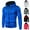 Blue, variant on Aayomet Mens Hoodies Men's Autumn And Winter Leisure Warm Coat Sports Polka Dot Zipper Pockets Zip Up Hoodie Men Pullover Tops,S-3XL