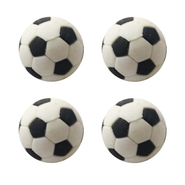 4 mini decoraciones de balón de fútbol para casa. Adornos de balón de fútbol para casa. Mini decoraciones para casa.