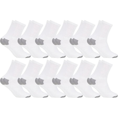 

SOCKS NBULK 12 Pairs Womens Lightweight Cotton Crew Socks Bulk Homeless Donation Cheap Wholesale Socks