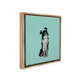 thumbnail image 4 of Stupell Industries Collie Dog with Crown Animals & Insects Painting Brown Floater Framed Canvas Art Print Wall Art, 18 x 18, 4 of 10