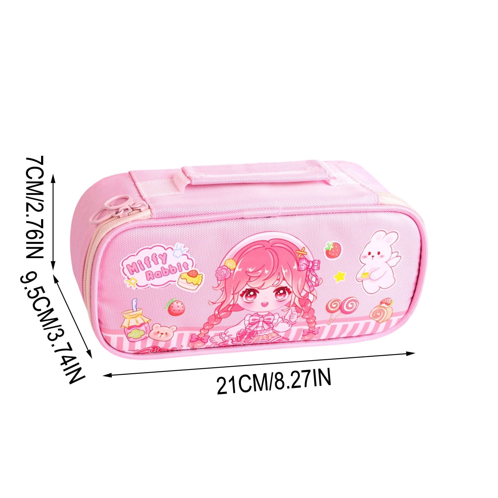 Yannianjz Large Capacity Pencil Case, Multi-Functional Durable Stationery Bag,GirlsSchoolSupplies Organizer for Pens, Pencils, Markers, Art Tools