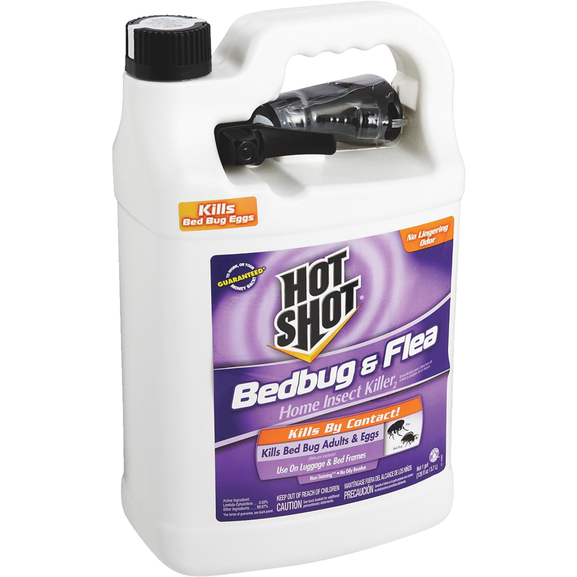 Hot Shot Bed Bug & Flea Home Insect Killer kills bed bugs and bed bug e...