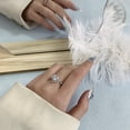 thumbnail image 1 of WIFKLSIIPG Rotatable Ring Simple Classic Ring Fashion Jewelry Light Feeling Design Ring Shiny Ring, 1 of 4