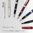 thumbnail image 5 of Cross Bailey™ Blue Lacquer Medium Nib Fountain Pen, 5 of 7