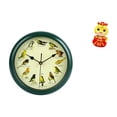 thumbnail image 1 of Reloj de pared con diseño de pájaros cantores, reloj musical con sonido de pájaros, estatua de serpiente china, resina decorativa, adecuado para ofici, 1 of 8