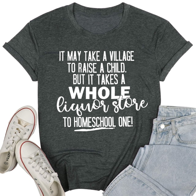 Mefallenssiah T-Shirt Décontracté à Manches Courtes et Col Rond avec Imprimé Lettre pour Femmes