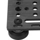 thumbnail image 3 of V Wheel Plate Pulley Kit Aluminum Alloy Low Friction V Style Slot Support Plate for CNC Machine Tool, 3 of 4