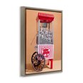 thumbnail image 2 of Stupell Industries Eclectic Retro Disco Popcorn Machine Brown Floating Frame Canvas Art, 17 x 21, by LISH Creative, 2 of 8