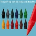 thumbnail image 4 of 12-Color Eternal Pencils Erasable Refillable Colored Pencils for Kids No-Sharpening Writing & Drawing Set with Spare Leads, 4 of 7