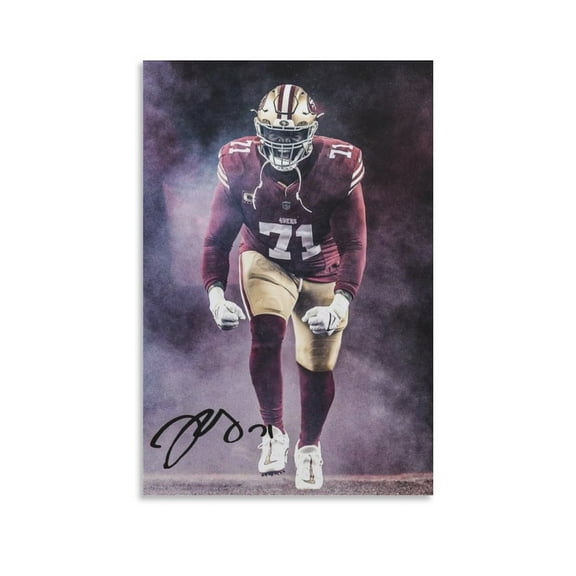 Trent Williams Canvas Poster Room Aesthetic Poster Print Art Wall Painting Canvas Posters Gifts Modern Bedroom Decor 16x24inch(40x60cm)