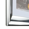 thumbnail image 3 of 3" Polystyrene Futuristic Picture Frame by WholesaleArtsFrames-com 7x11 2138 Series - Luminous Silver - Made In USA, 3 of 5