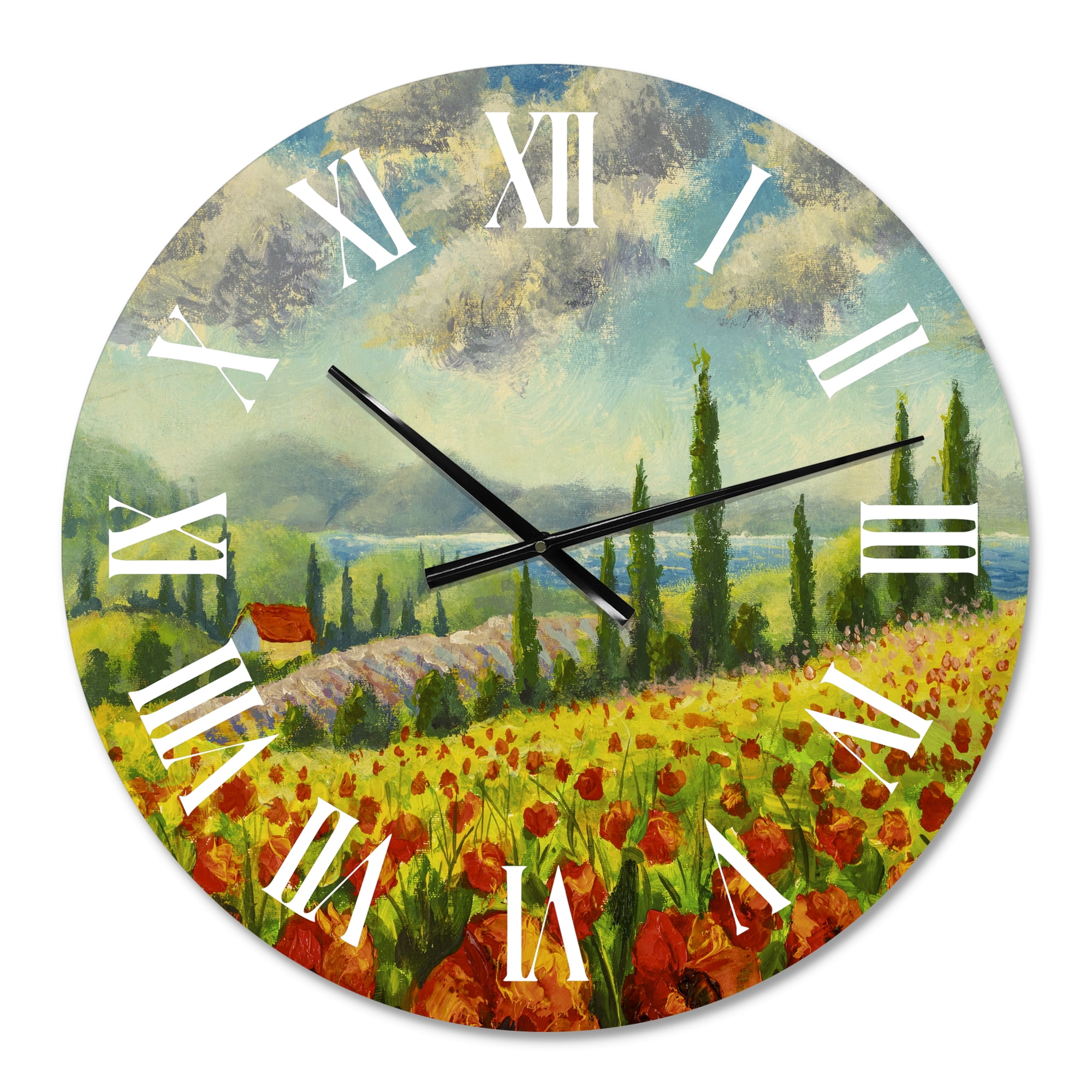 Designart 1 in Quartz Traditional Wall Clock