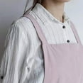 thumbnail image 4 of Hilingoto Clearance! Apron Sleeve, Home Kitchen Cotton Apron Suspender Pinafore for Cafe Florist, 1 X Apron, 4 of 6