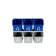 thumbnail image 2 of Busch Systems Multi Recycler Stackable Indoor Recycling Containers [6 Pack] 36 G - Grey | Blue - Mobius Loop Indoor Container, 2 of 2