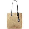 thumbnail image 2 of Women's Eliza Large Straw Tote Bag With Pouch Natural - Luggage, 2 of 3