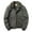42 Army Green, variant on guisaled Bomber Jacket for Men Winter Sherpa Lined Warm Jackets Casual Multi Pockets Turn-Down Collar Cargo Work Jackets