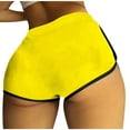 thumbnail image 2 of Titcea Denim Shorts for Women Elastic Waist Tassel Design Solid Color Drawstring Jean Shorts Summer Casual Shorts with Pockets, Gifts for Mom/Her, 2 of 5