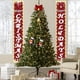 thumbnail image 4 of Decoraciones de Puerta de Navidad Cortinas de Puerta de Pareja de Navidad Personalizadas Decoración de Fiesta Cortina Bandera de Navidad Paño de Fondo Decoración de Luz de Navidad Estilo Decoraciones, 4 of 6