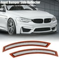 thumbnail image 2 of Pair 63147290093 63147290094 Front Bumper Reflector Side Marker for BMW F15 F85 X5 M 2014-2017 White, 2 of 7