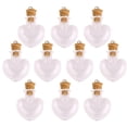 thumbnail image 1 of 10x Vacío Botella de deseos Colgantes Corcho Soplado a mano Vial Collar Hugo  minibotellas, 1 of 8