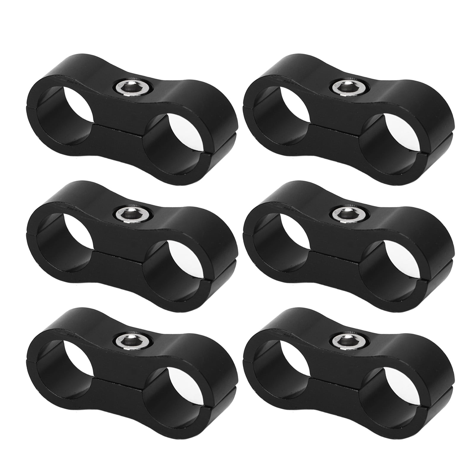 Fuel Line Divider, Hose Separator Clamps High Strength Black Multi