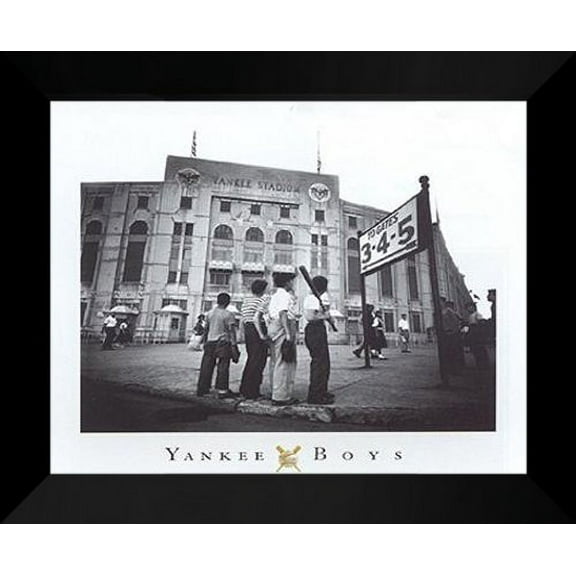 FRAMED Art Print 20x24 "Yankee Boys"