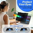 thumbnail image 3 of 14" Magnetic Laptop Privacy Screen Filter for 16:9 Widescreen Computer Monitor, Removable Anti Blue Light Privacy Shield, Anti-Glare  Protector, Reusable Privacy Film for Laptop, 3 of 8