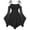 Black, variant on Women's Renaissance Fairy Dress A Line Boho Corset Dress | Long Bell Sleeves Off-shoulder Dress with Pockets, Comfortable Chiffon, for Ren Fair, Pirate Medival Halloween Themed Party Purple XL