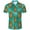 1-Hawaiian-Green, variant on Lollipie Hawaiian Shirt for Men Short Sleeve Button Down Shirts Floral Tropical Holiday Beach Shirts