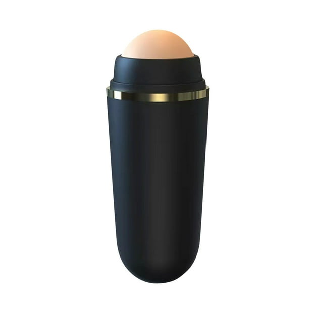 Fiudx Rodillo de Piedra Volcánica para El Control de La Grasa, Barra Limpiadora de Poros Portátil, Protector de Maquillaje Fácil de Usar, Herramienta para Absorber La Grasa, Solución para Piel Grasa,