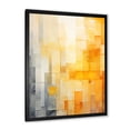thumbnail image 2 of Designart "Sunlight Collage with Yellow Solar Panels III" Abstract Framed Wall Art - Modern Yellow Abstract Collages Living Room Framed Canvas Art, 2 of 6