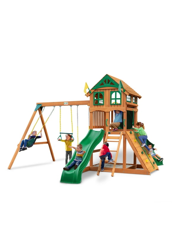 Wooden Swing Sets in Swing Sets