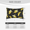 thumbnail image 4 of Yiaed Banana Print Brushed Microfiber Envelope Pillowcases, Standard,Envelope Closure Pillow Cases(Without Pillow Core)-16"x24", 4 of 6