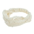 thumbnail image 5 of Unique Bargains 1 Pc Headband Floral Thin Lace Wide Hairband for Women Beige, 5 of 5