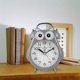 thumbnail image 4 of Alarma silenciosa que no hace tictac con luz nocturna y función de repetición, funciona con pilas y fácil de configurar, lindo reloj decorativo de búho para niños, dormitorio de niñas, 4 of 5
